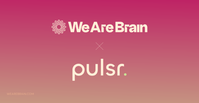 logos of WeAreBrain and Pulsr